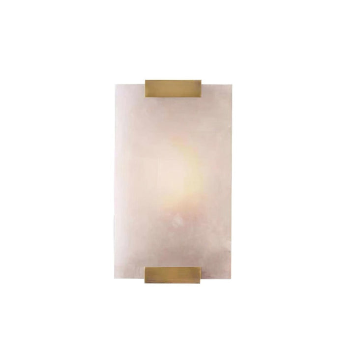 Lampa ścienna Roux Alabaster z naturalnego kamienia, nastrojowe oświetlenie, dekoracja.