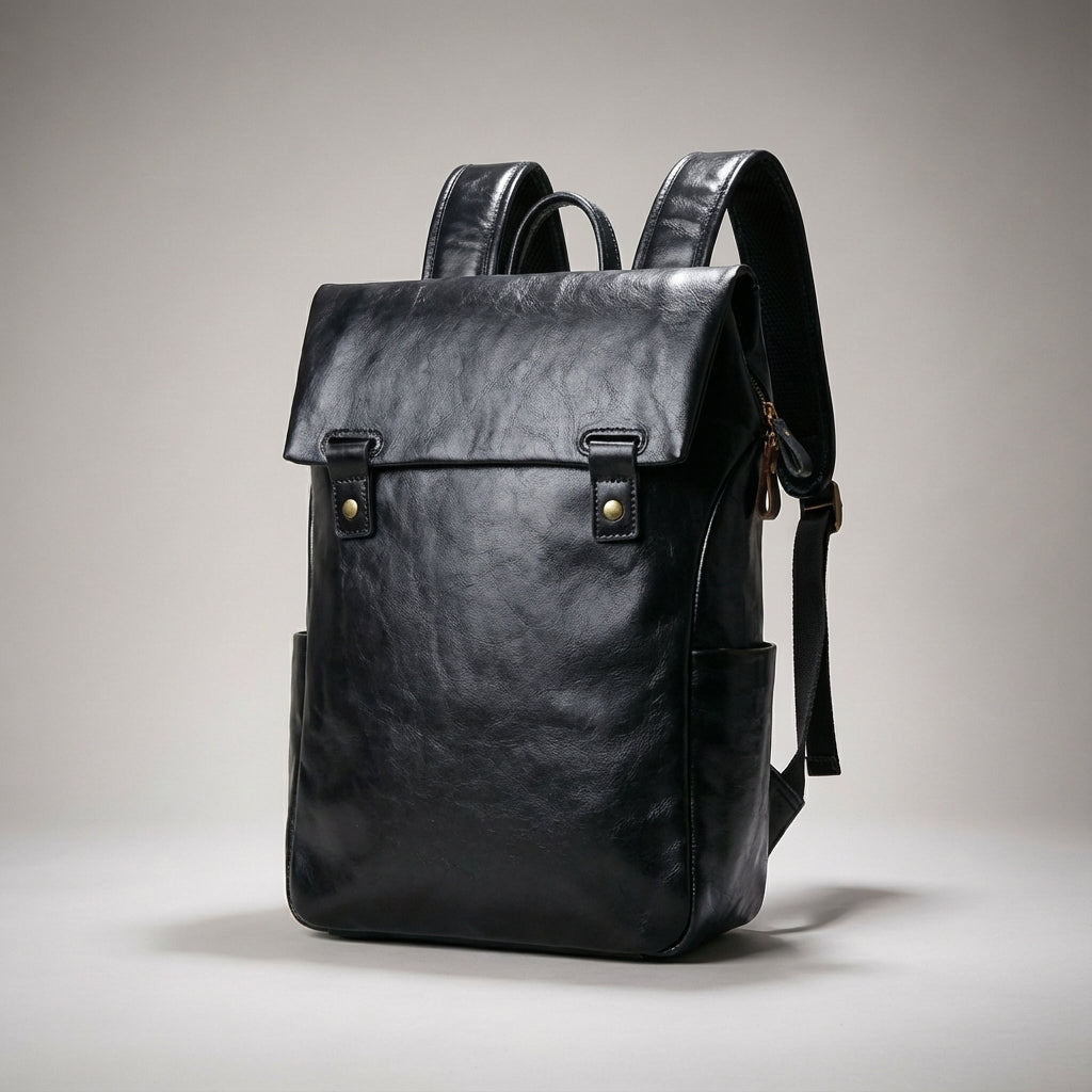 Wytrzymały, modny plecak unisex Leatherlyx ze skóry na laptopa, idealny jako plecak miejski i podróżny.