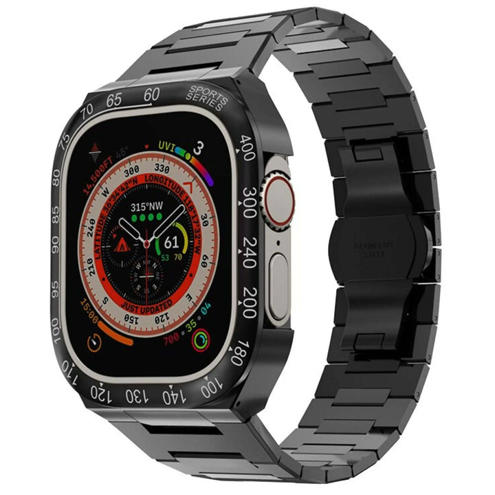 Akcesoria do zegarków: metalowe etui ochronne Apple Watch, stal nierdzewna, stylowa ochrona.