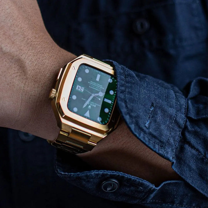 Pełna ochrona dla Apple Watch. Metalowe etui z nierdzewnej stali, trwałe akcesorium.