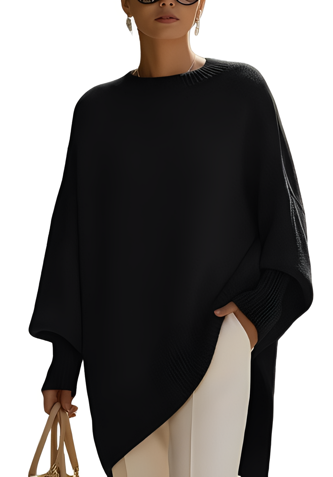Miękki sweter damski oversize. Wygodny i modny, idealny na chłodne dni. Elegancki casual.