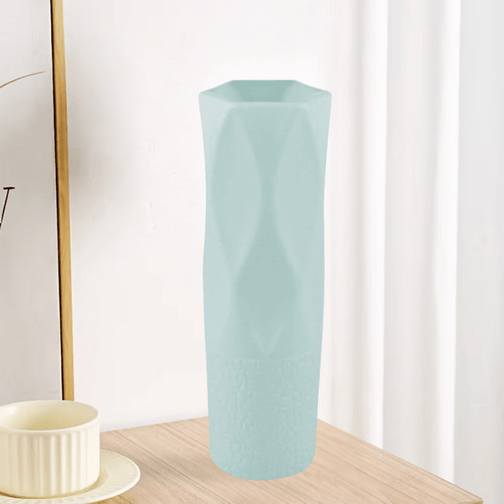 Wazon dekoracyjny do domu, minimalistyczny, w skandynawskim stylu. Elegancka ozdoba wnętrza, nowoczesny design.