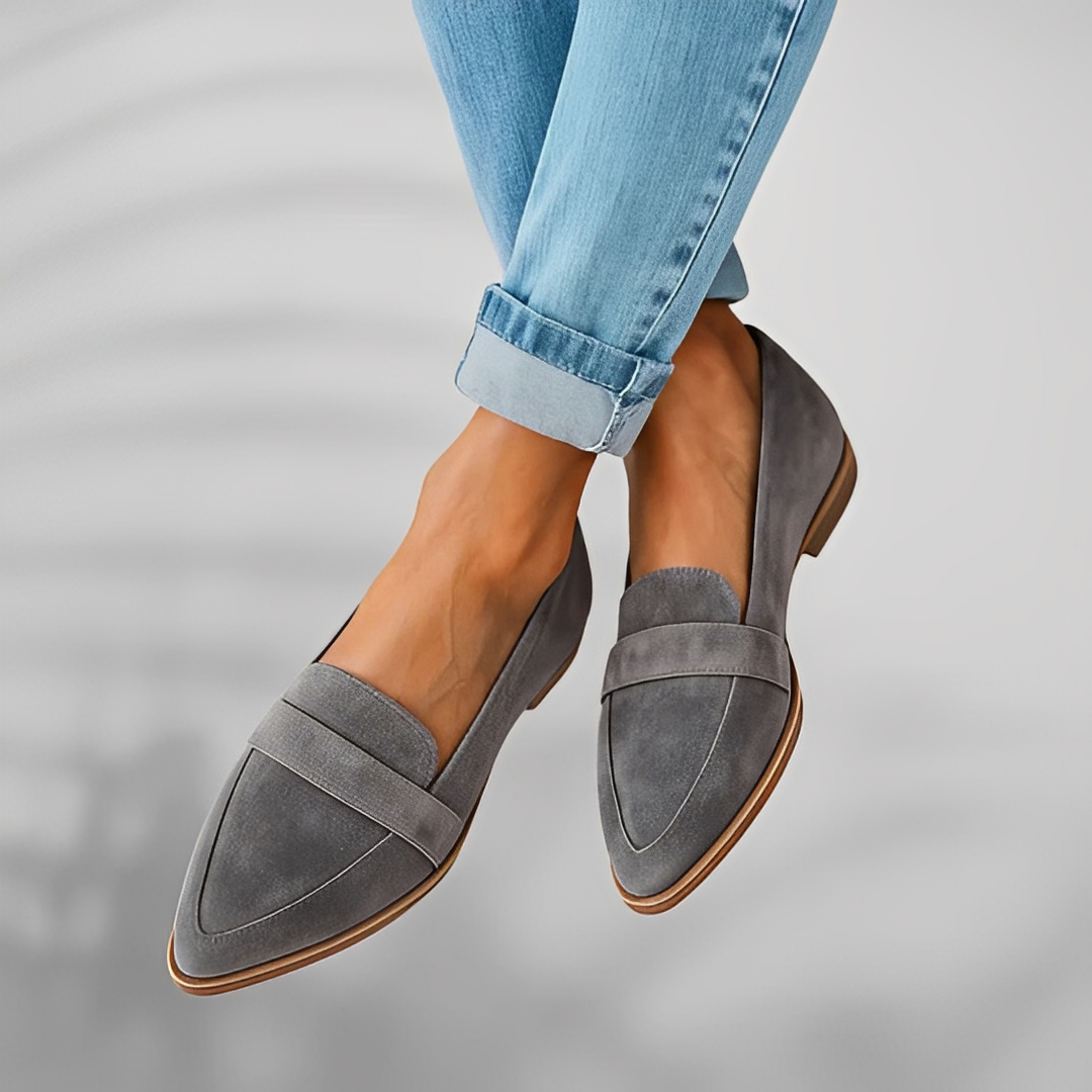 Eleganckie buty damskie codzienne z wąskim noskiem. Idealne obuwie na wiosnę i jesień, komfortowe do biura.