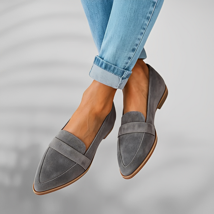 Eleganckie buty damskie codzienne z wąskim noskiem. Idealne obuwie na wiosnę i jesień, komfortowe do biura.