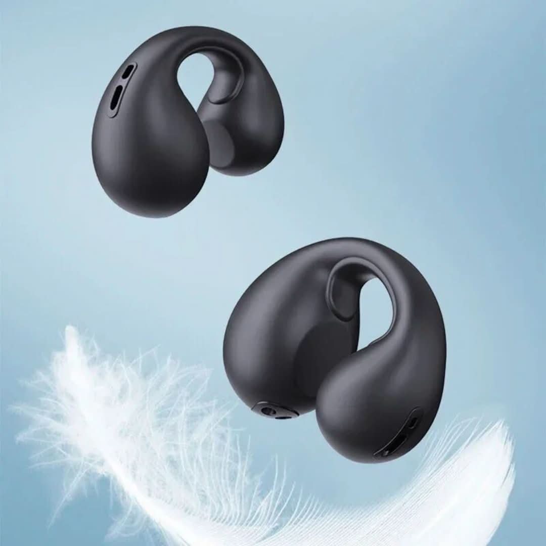 Nowoczesne, mobilne słuchawki douszne bezprzewodowe Bluetooth Ear Clip, do aktywnego i komfortowego użytku.