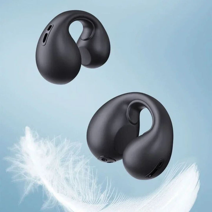 Nowoczesne, mobilne słuchawki douszne bezprzewodowe Bluetooth Ear Clip, do aktywnego i komfortowego użytku.