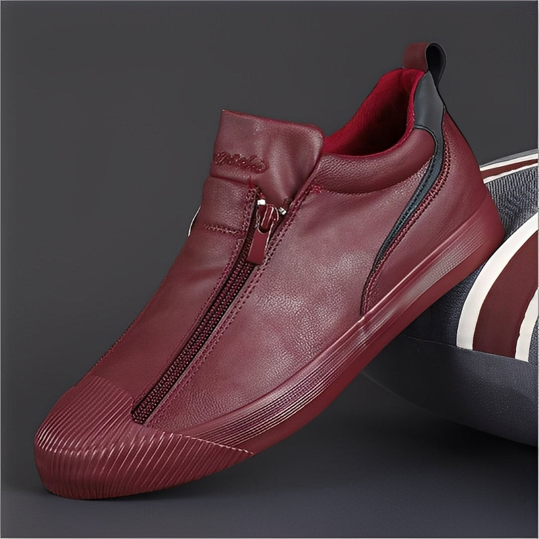 Męskie buty Marcus z podwójnym zamkiem do casualowych stylizacji. Wygodne obuwie na co dzień i wysoki komfort.