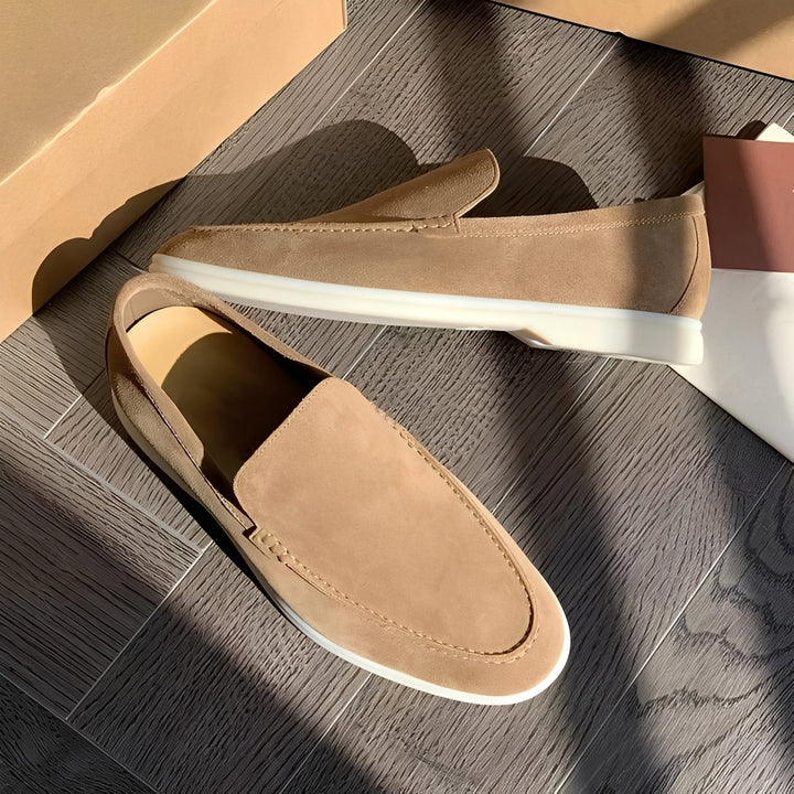 Mokasyny Dwayne - męskie buty wizytowe, płaska podeszwa, modny design.
