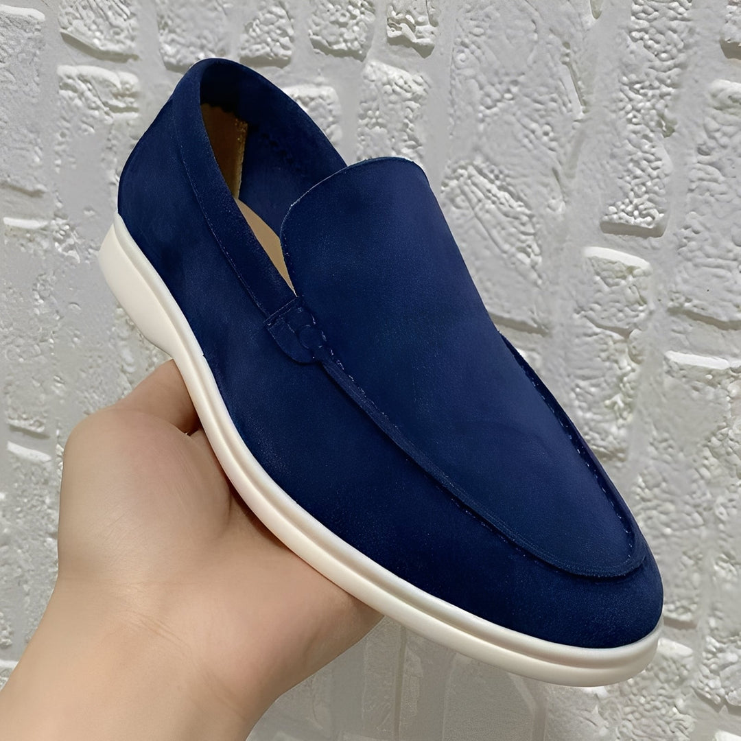 Mokasyny Dwayne - męskie buty na co dzień i wizytowe, wykonane ze skóry.
