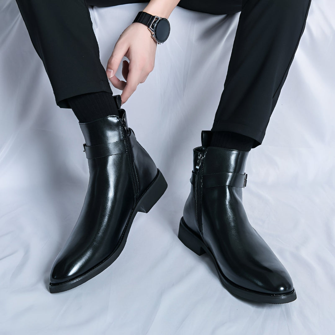 Męskie sztyblety – eleganckie buty, uniwersalne obuwie męskie. Idealne na jesień, zimę, do casualowych stylizacji.