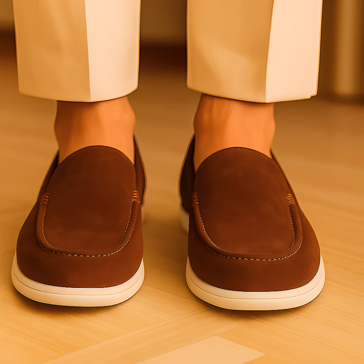 Stylowe mokasyny męskie, doskonałe do codziennych stylizacji. Komfortowe i eleganckie obuwie wsuwane na wiosnę.