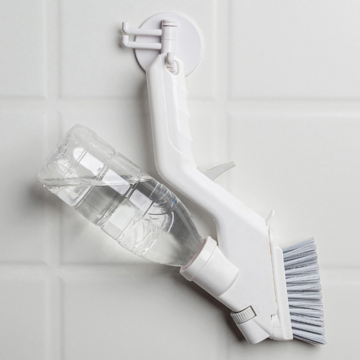 Łatwe sprzątanie łazienki ergonomiczną szczotką. Szybkie czyszczenie płytek, fug i powierzchni sanitarnych.