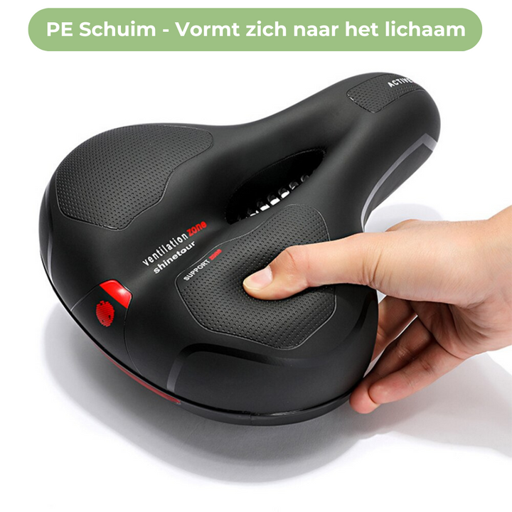 Pianka z pamięcią kształtu w ergonomicznym siodełku rowerowym RideEase