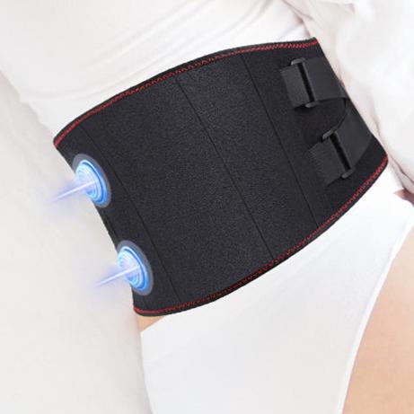 Nowoczesny masażer pleców z ergonomii, oferujący wibracje i terapię podczerwienią dla zdrowego kręgosłupa.