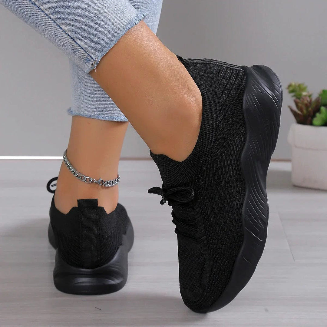 Podeszwa ortopedyczna w damskich butach slip-on Esme, widok od spodu