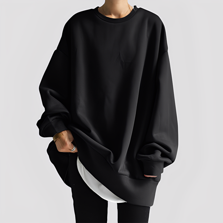Estella – modny damski sweter oversize, idealny na jesień i zimę, luźny krój dla maksymalnej wygody.