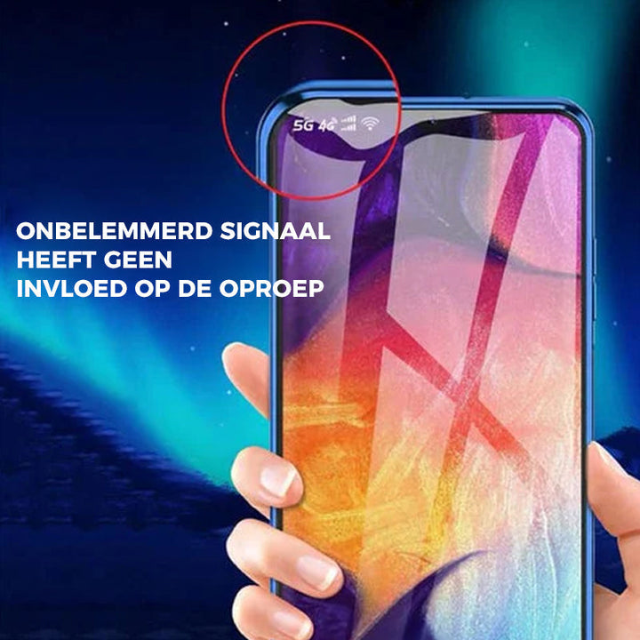 Antypodglądowe etui na telefon z magnetyczną ramką, chroniące przed wzrokiem ciekawskich.