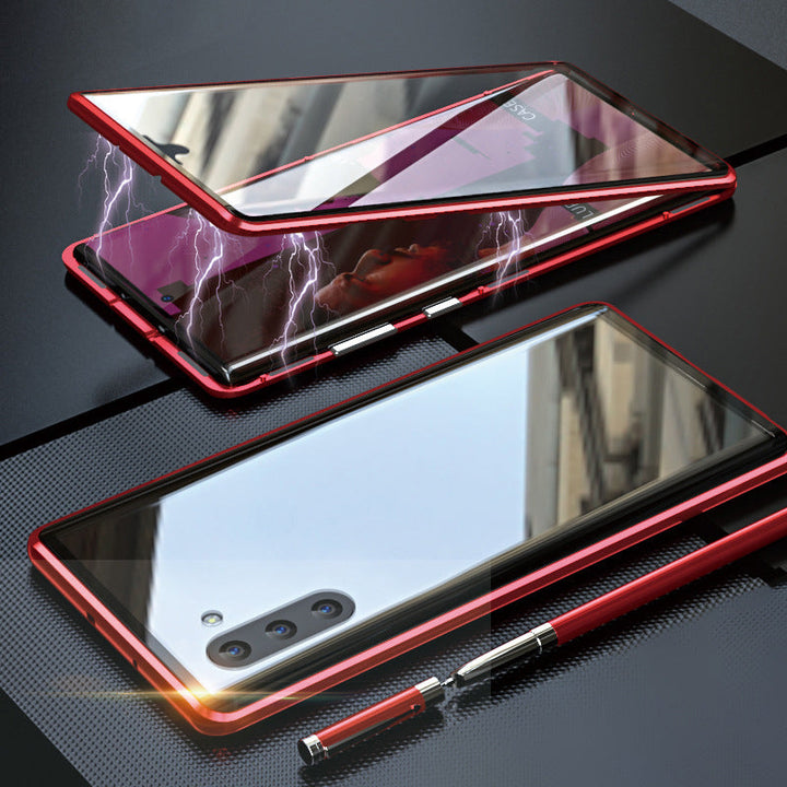 Etui ochronne na telefon: prywatyzujące szkło i magnetyczne zamknięcie, dla Twojej dyskrecji.