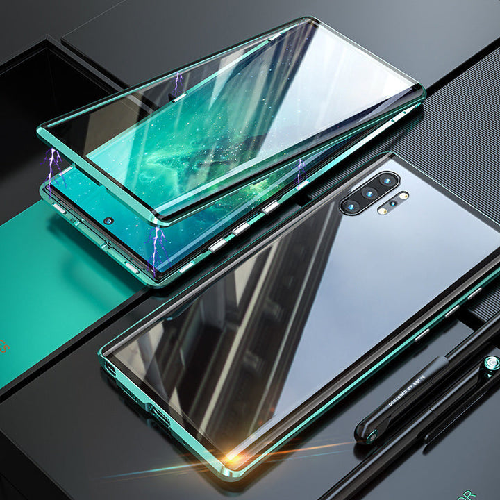Etui na smartfon z magnetyczną absorpcją i ekranem prywatności, wzmocniona ochrona obudowy.