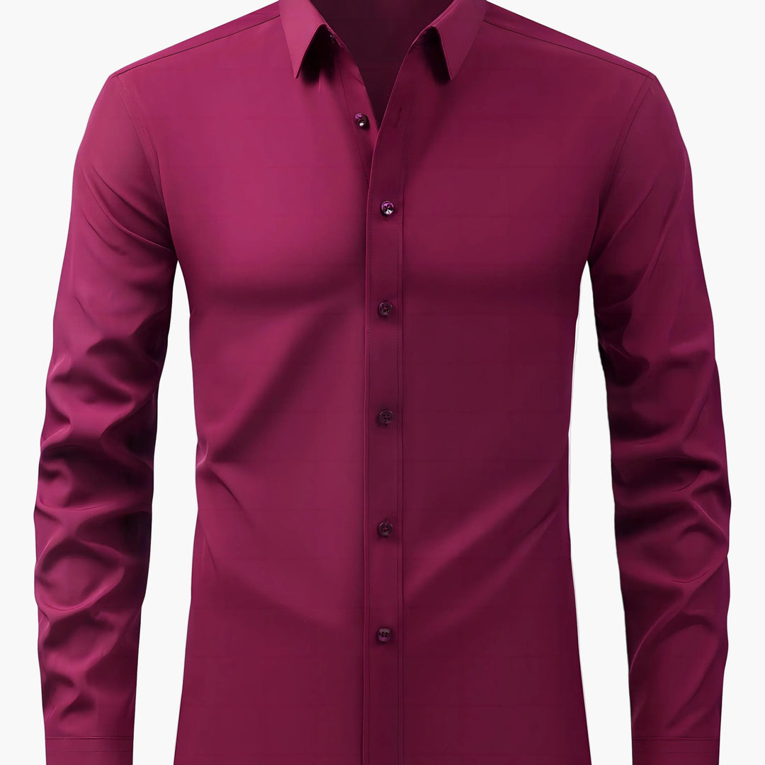Koszula męska smart casual z długim rękawem w codziennym zestawieniu