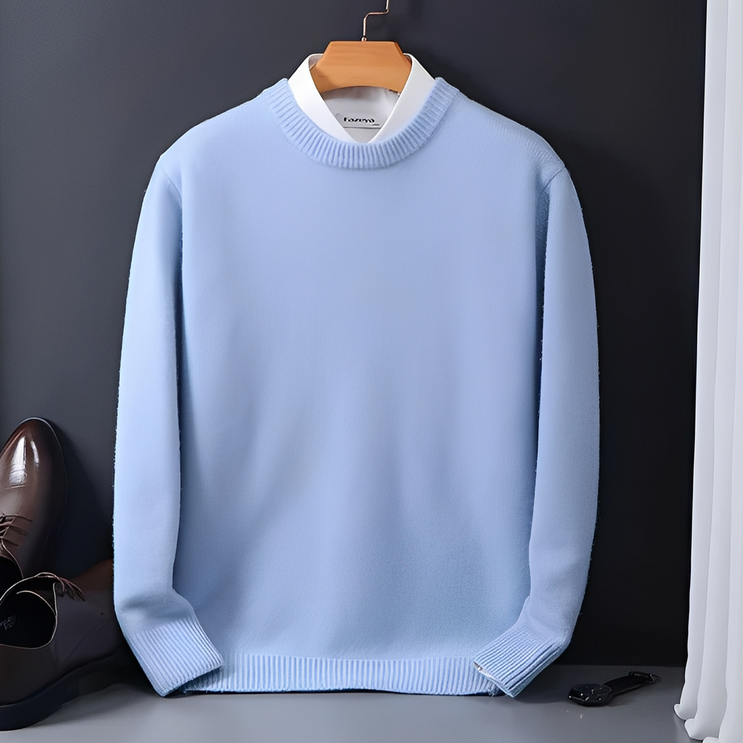 Męski sweter casualowy idealny na chłodne dni