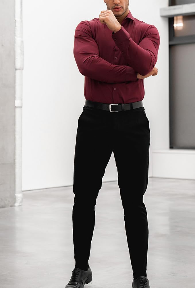 Biznesowa koszula męska slim fit David o dopasowanym kroju