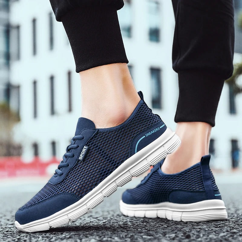 Uniwersalne buty sportowe męskie, oddychające sneakersy na ciepłe dni