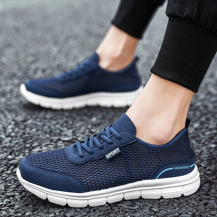 Komfortowe buty męskie do biegania, przewiewne sneakersy sportowe