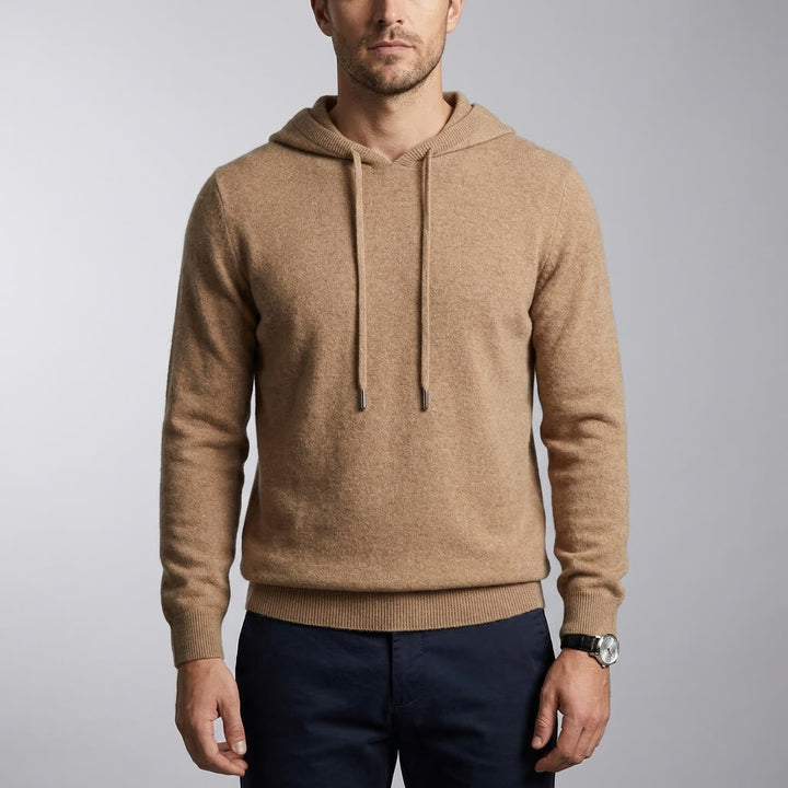 Męska bluza z kapturem i sznurkiem w stylu casual