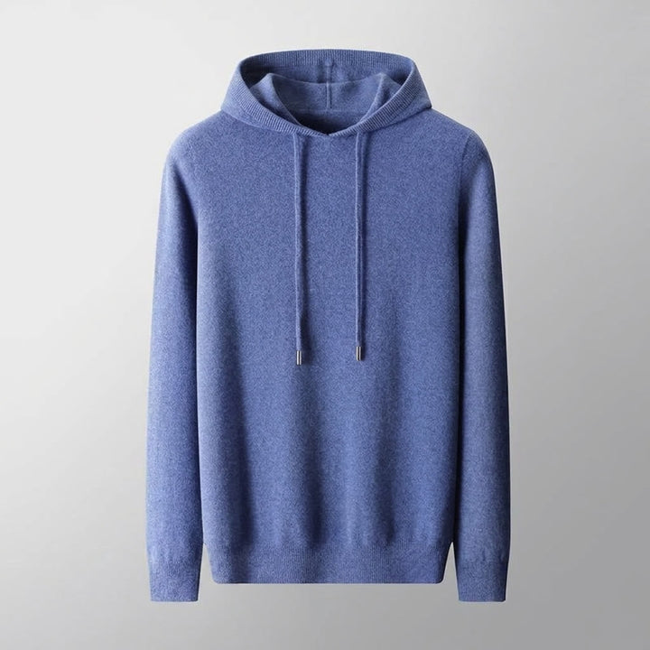 Modna bluza męska z kapturem w neutralnym kolorze