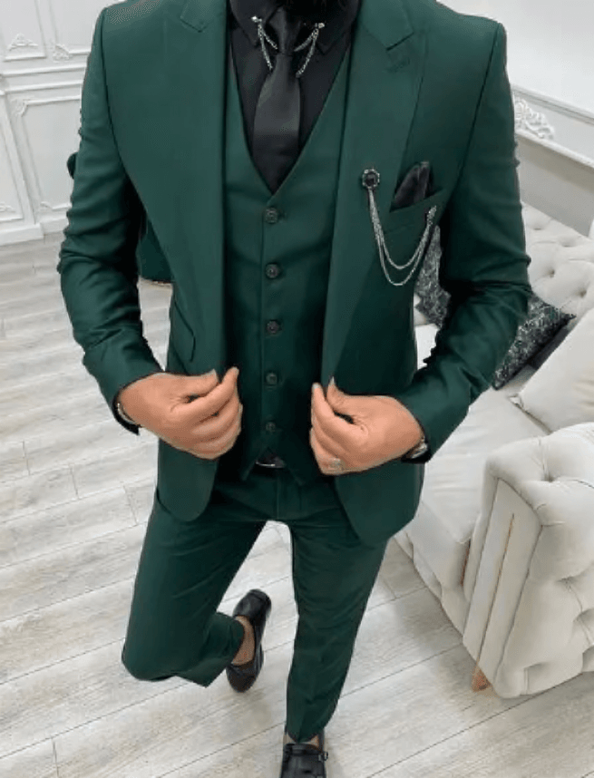 Elegancki garnitur męski Leonard, ostatnie ujęcie stylizacji