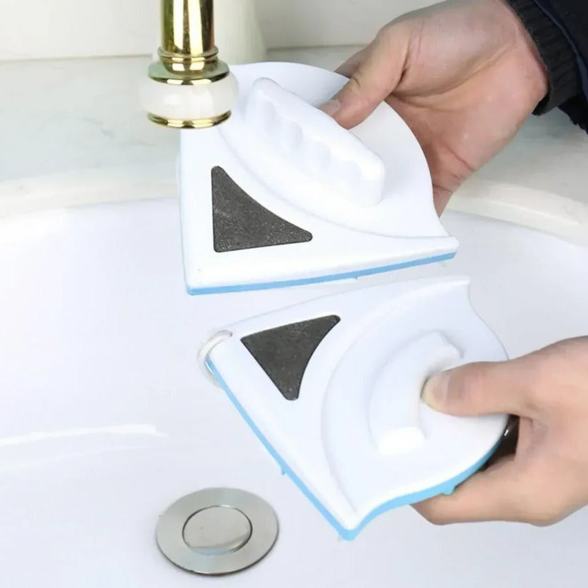 Ergonomiczna rączka magnetycznej myjki do szyb domowych