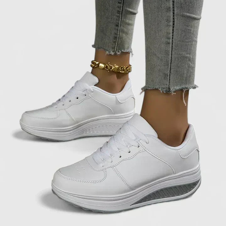 Czarne buty sportowe damskie, stylowe i wygodne sneakersy ortopedyczne