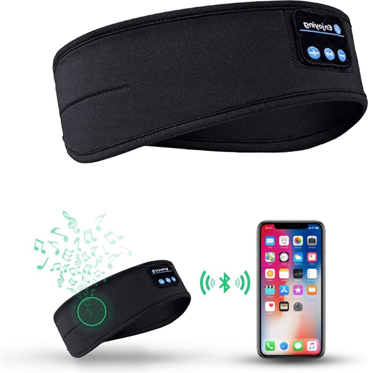 Inteligentna opaska Bluetooth do spania i relaksu. Miękka, bezprzewodowa opaska poprawiająca głęboki sen i komfort.