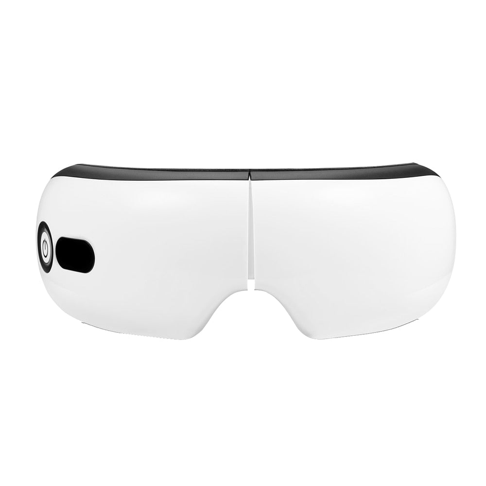 Inteligentny masażer oczu Bluetooth z funkcją ciepła dla relaksu i odprężenia. Przenośny gadżet antystresowy.