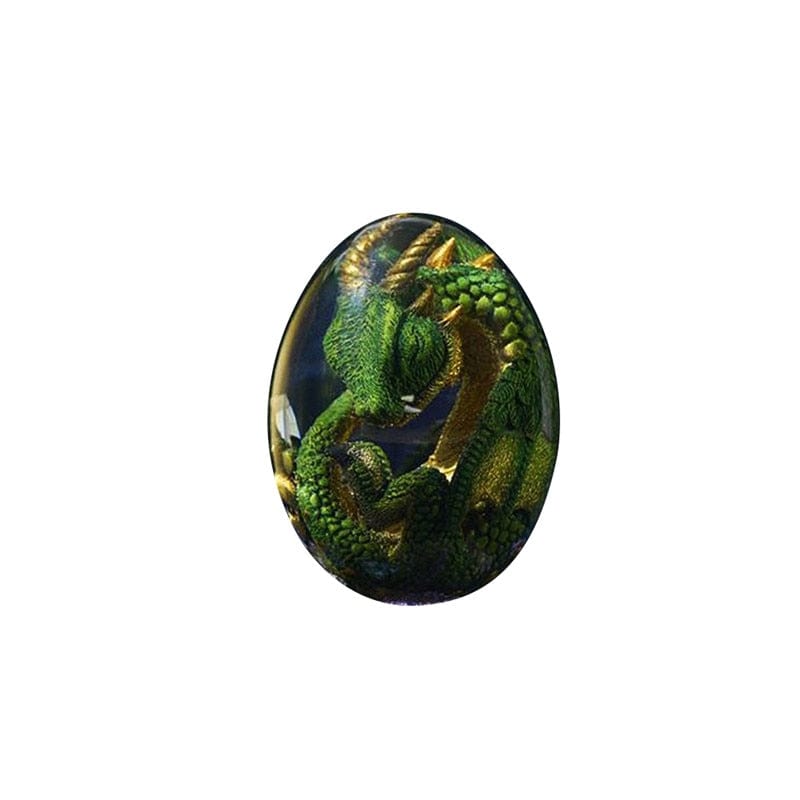 Mityczne jajo smoka, ozdobna figurka fantasy do wystroju wnętrz, idealna dekoracja.