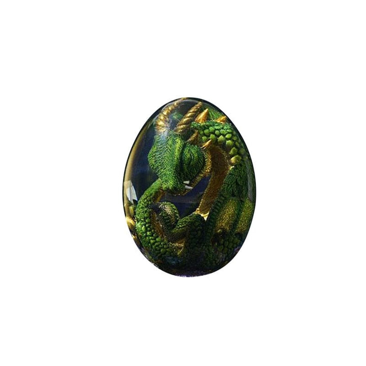Mityczne jajo smoka, ozdobna figurka fantasy do wystroju wnętrz, idealna dekoracja.