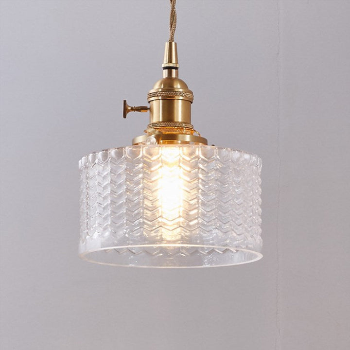 Oryginalna japońska szklana lampa wisząca, oświetlenie minimalistyczne do salonu.