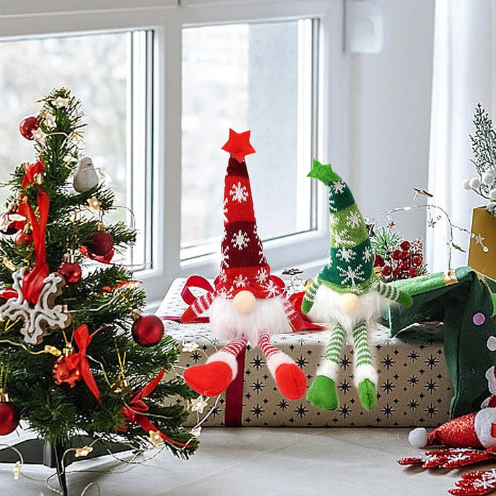 24 pluszowe krasnale z kalendarza adwentowego. Odliczanie do Świąt Bożego Narodzenia, wspaniała świąteczna zabawka.