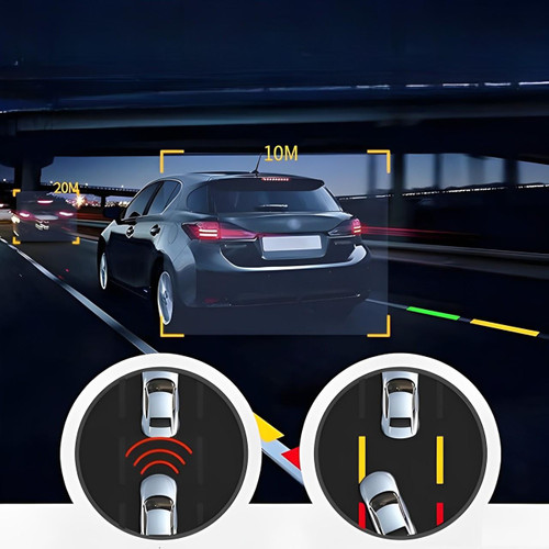Kamera do auta z intuicyjnym sterowaniem głosem i modułem GPS do nawigacji i lokalizacji.