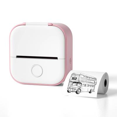 Uniwersalna mini drukarka termiczna USB do notatek, list, etykiet i kreatywnych projektów.