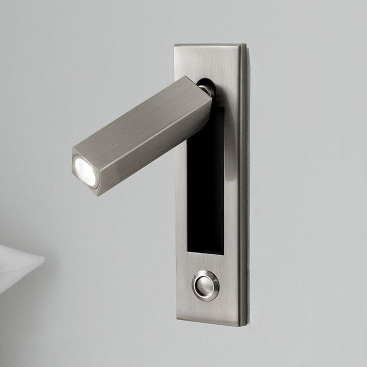 Designerski kinkiet LED, do sypialni, z regulacją.