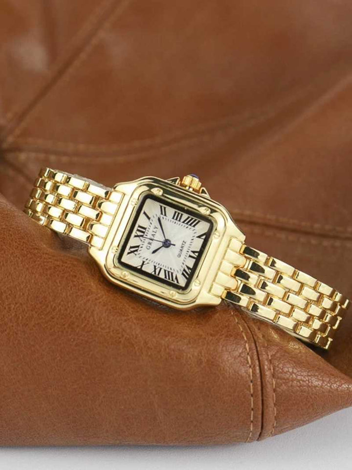 Elegancki zegarek damski vintage, idealny do klasycznych stylizacji. Modne akcesoria biżuteryjne.