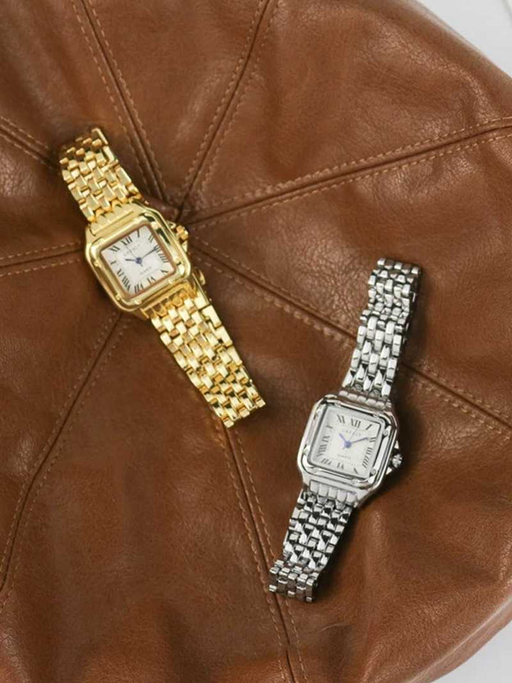 Zegarek damski vintage – detale koperty i zapięcia. Klasyczny, elegancki dodatek akcesoria.