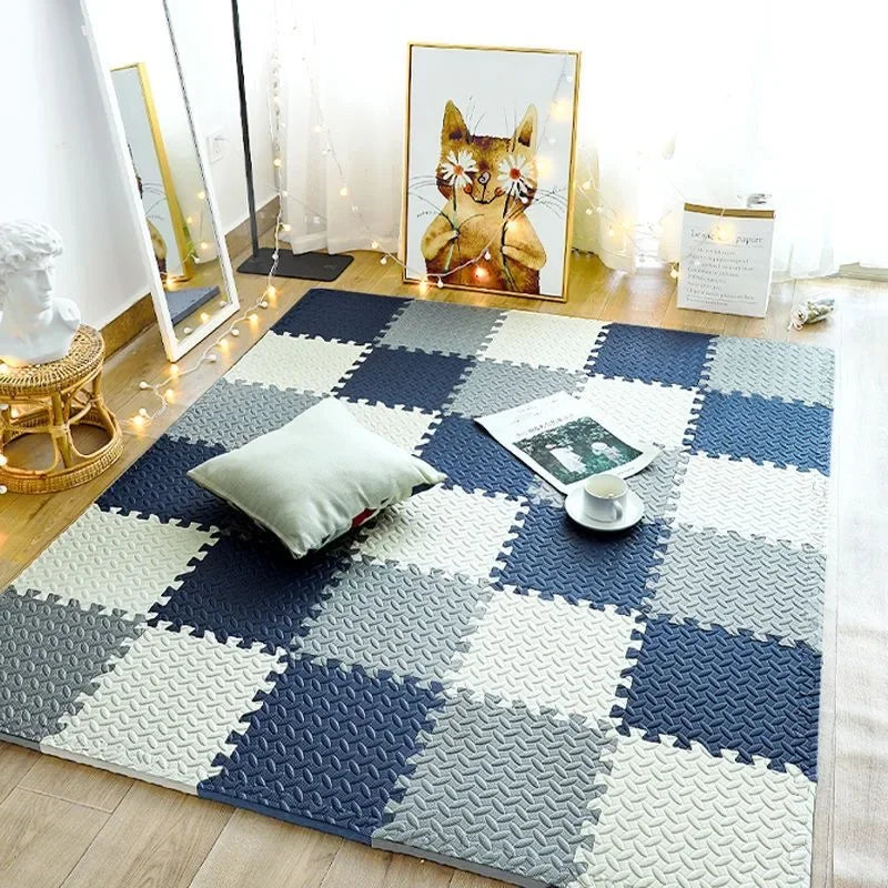 Modułowa mata piankowa puzzle, pozwala na tworzenie dowolnych kształtów, rozwija wyobraźnię dziecka.
