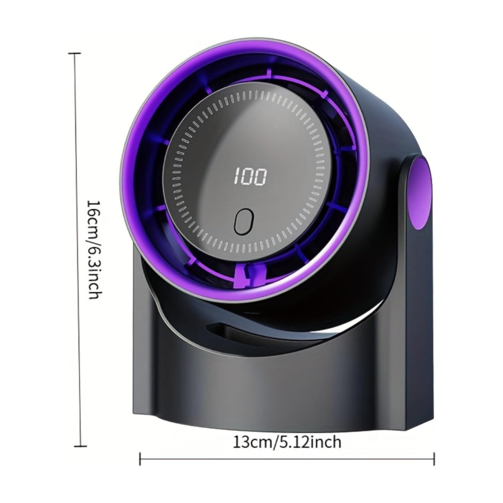 Stylowy wentylator chłodzący USB. Kompaktowy design, oscylacyjny nawiew dla świeżego powietrza w każdym pomieszczeniu.