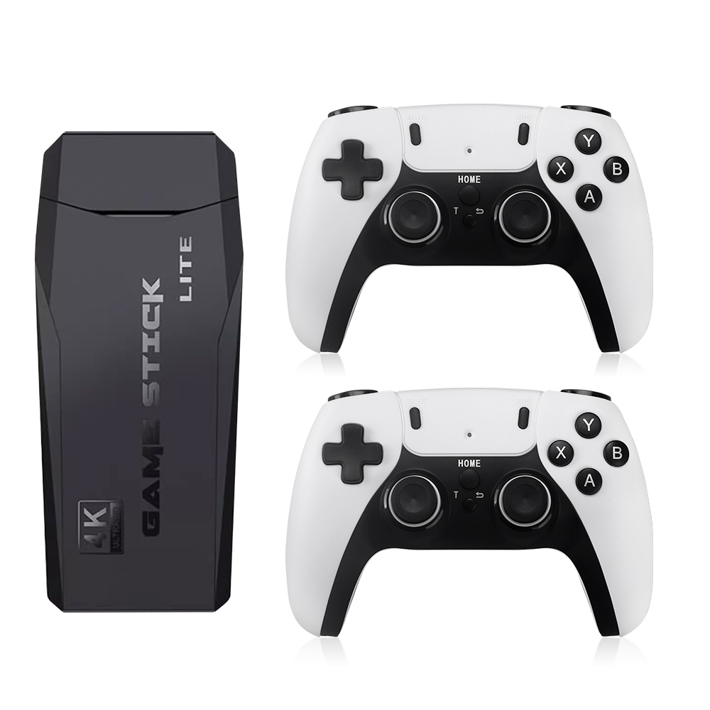 Konsola retro Stick 4K HDMI, przenośna, z tysiącami klasycznych gier. Idealna rozrywka.