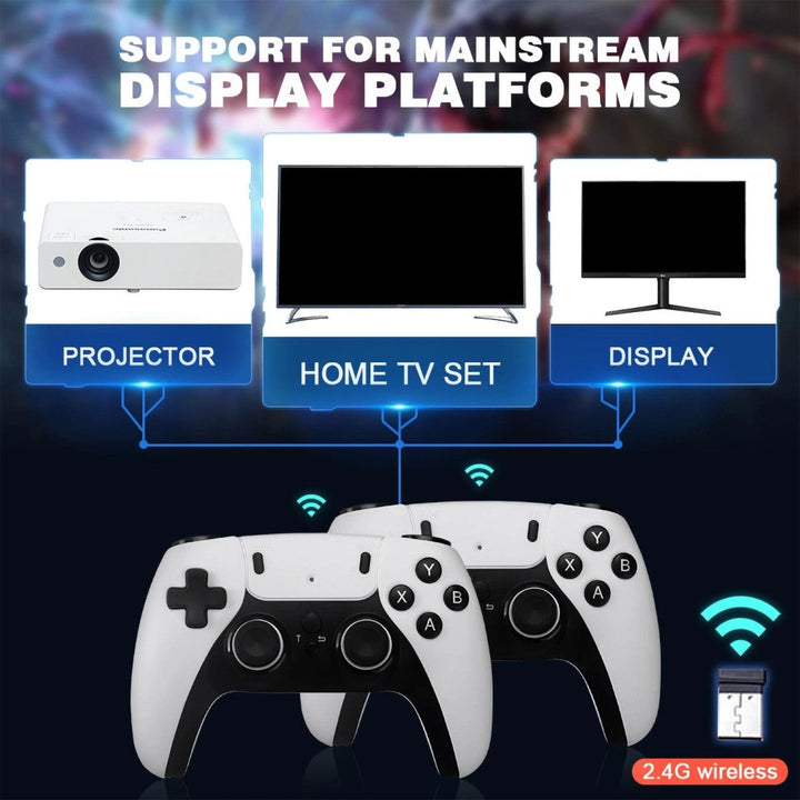 Nowoczesna konsola retro Stick 4K HDMI. Klasyczne gry w jakości 4K, łatwa obsługa.