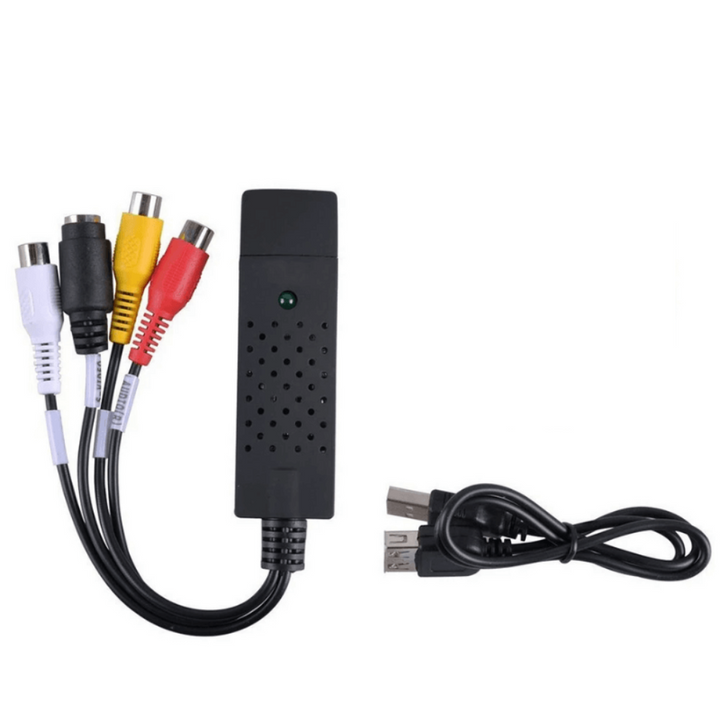 Elektroniczny konwerter USB do digitalizacji VHS, PC, zgrywanie analogowego wideo na cyfrowe formaty.