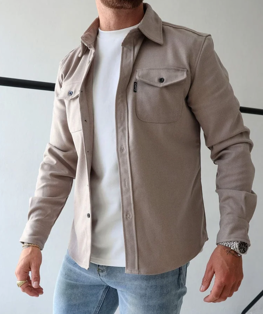 Komfortowa koszula męska Ivan, stylowy ubiór na lato i jesień. Idealna na każdą okazję, męska moda.